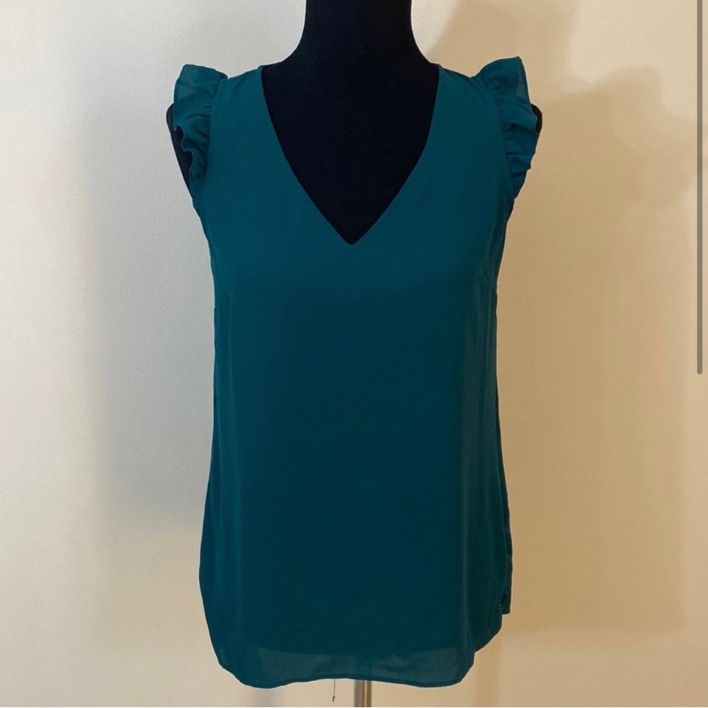 J.Crew ruffle blouse